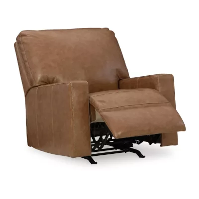 Signature Design By Ashley® Bolsena Manual Leather Recliner