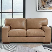 Signature Design By Ashley® Lombardia Leather Loveseat