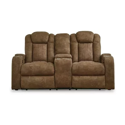Signature Design By Ashley® Wolfridge Dual Power Reclining Loveseat