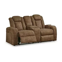 Signature Design By Ashley® Wolfridge Dual Power Reclining Loveseat