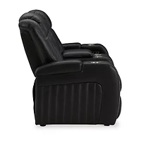 Signature Design By Ashley® Caveman Den Power Reclining Loveseat with Console