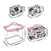 Emma & Chloe 4-pc.Travel Cosmetic Bag Train Set