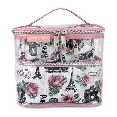 Emma & Chloe 4-pc.Travel Cosmetic Bag Train Set