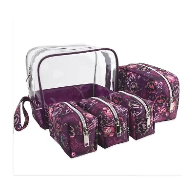 Emma & Chloe 5-pc.Travel Wristlet Set