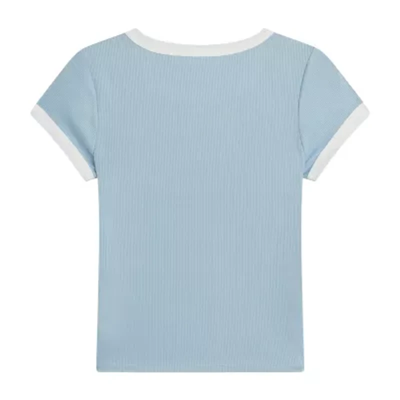 Knit Works Big Kid Girls Crew Neck Short Sleeve Regular Fit Graphic T-Shirt
