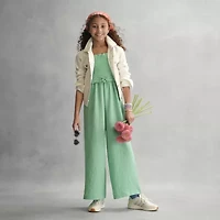 Thereabouts Little & Big Kid Girls Denim Lightweight Trucker Jacket