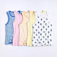 Thereabouts Little & Big Kid Girls Scoop Neck Sleeveless Tank Top