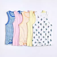 Thereabouts Little & Big Kid Girls Scoop Neck Sleeveless Tank Top