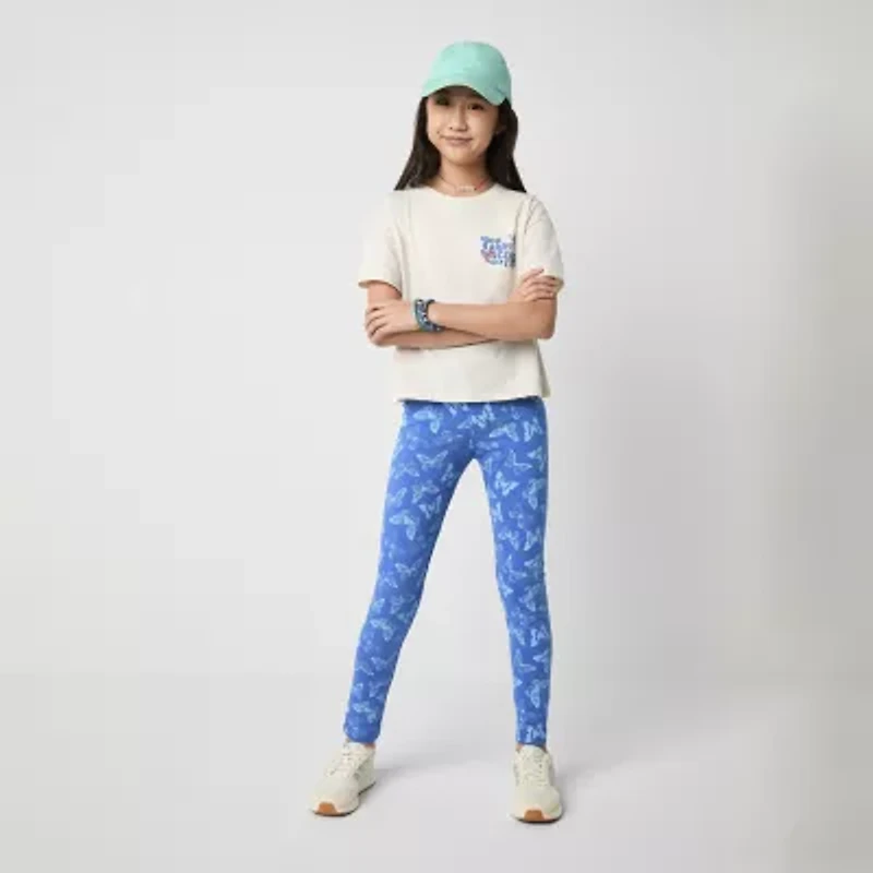 Thereabouts Little & Big Kid Girls Full Length Leggings