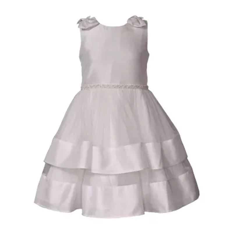 Bonnie Jean Little & Big Kid Girls Flower Girl Sleeveless Fit + Flare Dress
