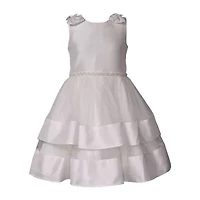Bonnie Jean Little & Big Kid Girls Flower Girl Sleeveless Fit + Flare Dress