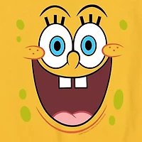 Happy Face Little & Big Kid Boys Crew Neck Short Sleeve Regular Fit Spongebob Graphic T-Shirt