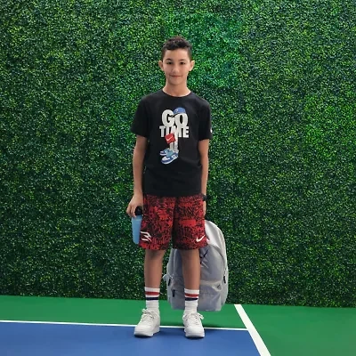 Nike 3BRAND by Russell Wilson Big Kid Boys Crew Neck Short Sleeve Regular Fit Graphic T-Shirt