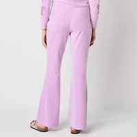 Juicy By Couture Womens Flare Mid Rise Juniors Track Pant