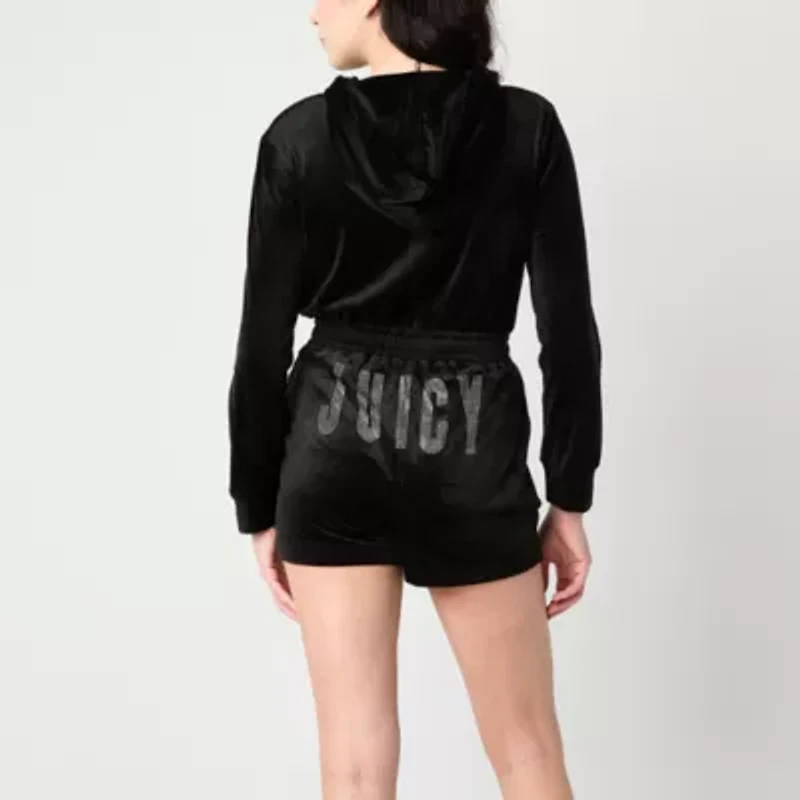 Juicy By Couture Womens Long Sleeve Juniors Romper