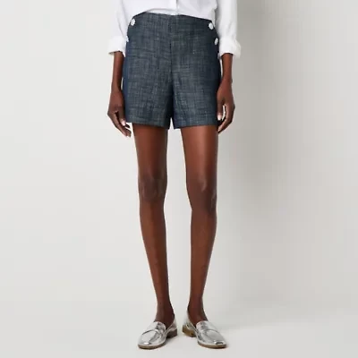 Liz Claiborne Womens Mid Rise Pull-On Short