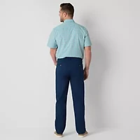 St. John's Bay Dexterity Stretch Chino Mens Adaptive Adjustable Features Easy-on + Easy-off Straight Fit Flat Front Pant