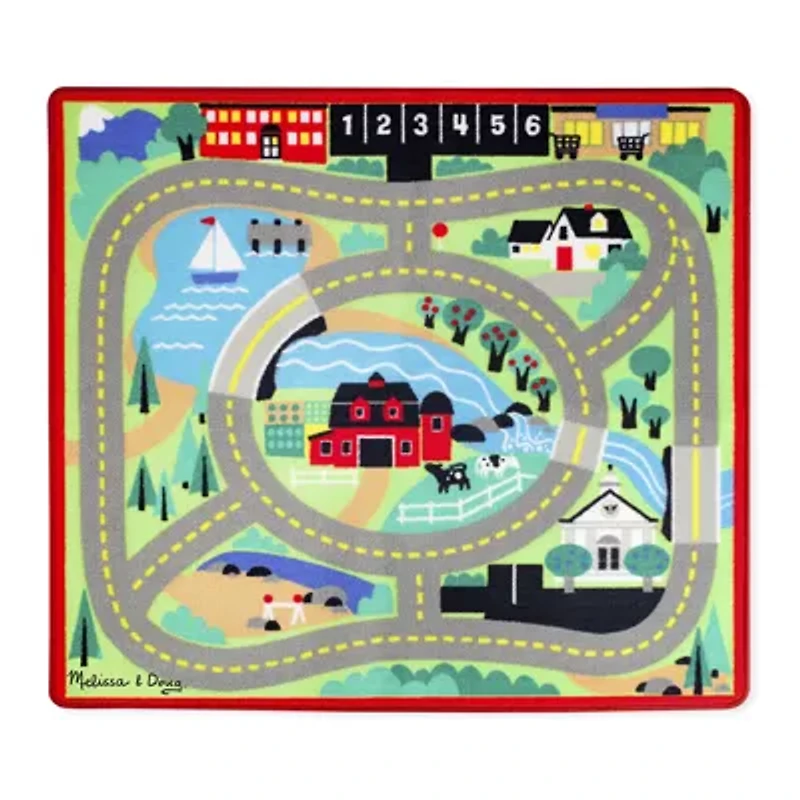 Melissa & Doug Round The Town Rug