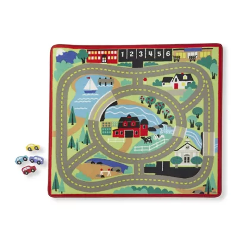 Melissa & Doug Round The Town Rug