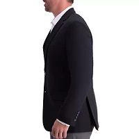 Haggar The Active Series Tailored Mens Stretch Fabric Regular Fit Sport Coat
