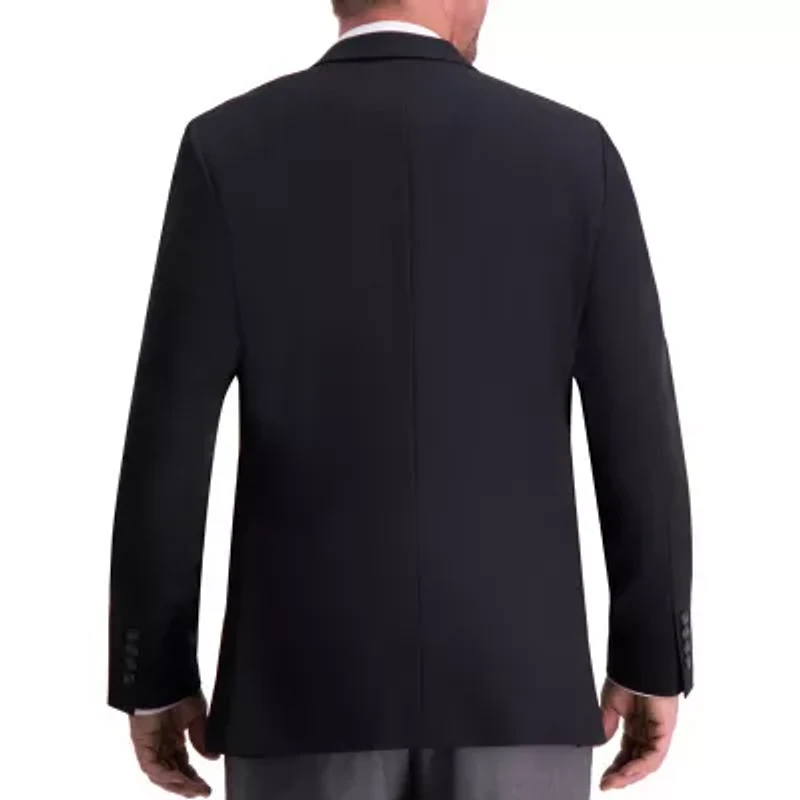 Haggar The Active Series Tailored Mens Stretch Fabric Regular Fit Sport Coat