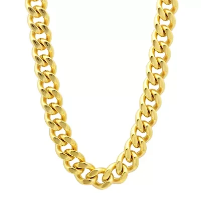 Mens Stainless Steel 30 Inch Curb Chain Necklace