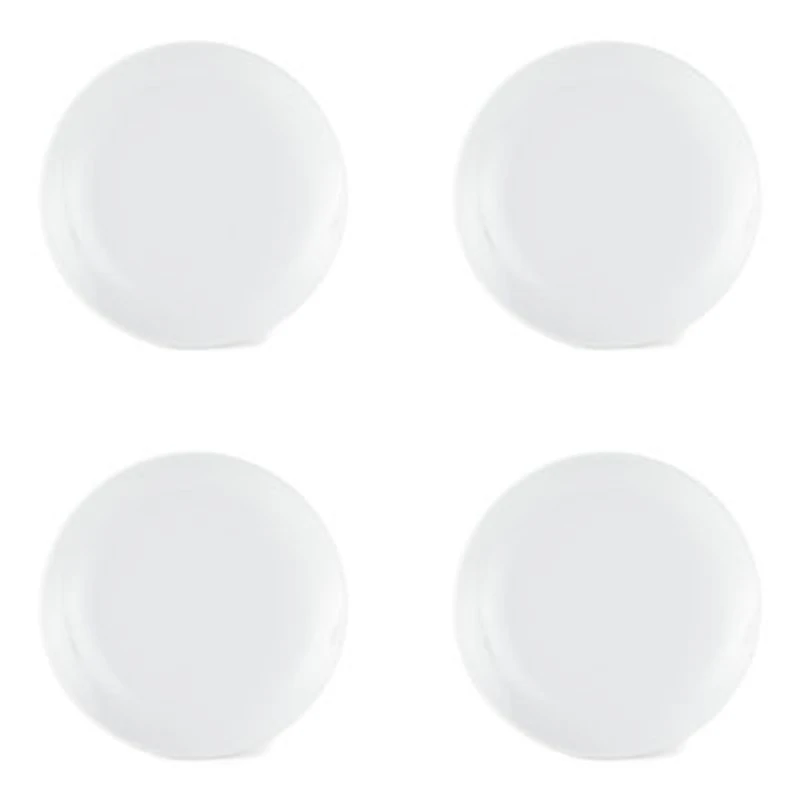 Home Expressions Porcelain Coupe 4-pc. Salad Plate