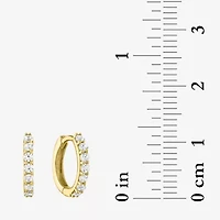 (H-I / SI2-I1) Diamond Addiction 1/4 CT. T.W. Lab Grown White 13mm Hoop Earrings