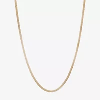 Made In Italy Womens 14K Gold Over Silver 18 Inch Popcorn Chain Necklace