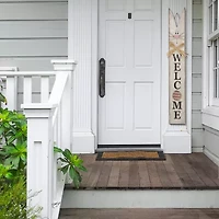 Glitzhome 42h Wooden Easter Welcome Porch Sign Easter Porch Sign