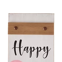 Glitzhome 42"H Wooden Happy Easter Porch Sign Easter Porch Sign