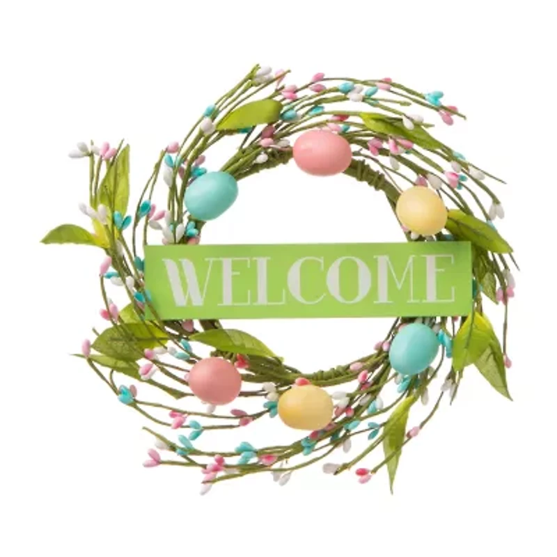 Glitzhome 30" Easter Bunny Family Standing Decor