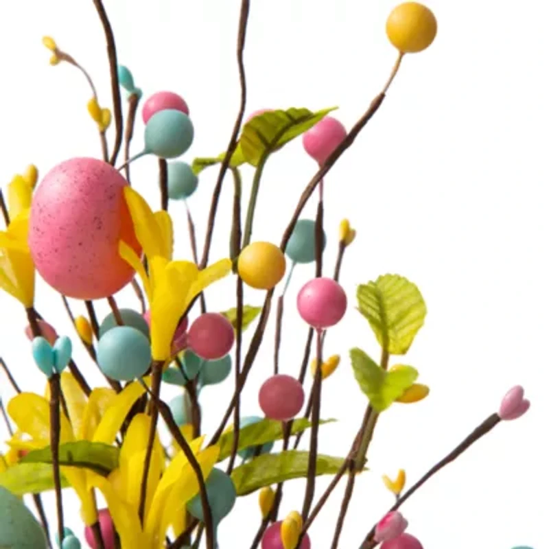 Glitzhome 18" Easter Egg Tree Tabletop Decor