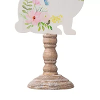 Glitzhome Wooden Bunny 2-pc. Easter Tabletop Decor