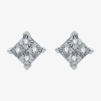 Womens 1/ CT. T.W. Natural White Diamond Sterling Silver 2-pc. Jewelry Set