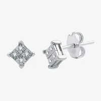 Womens 1/ CT. T.W. Natural White Diamond Sterling Silver 2-pc. Jewelry Set