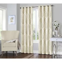 Eclipse Caprese Grommet Top Blackout Single Curtain Panel