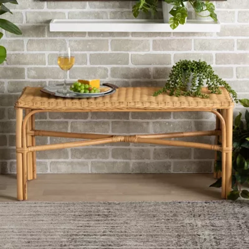 Cacaban Rattan Bench