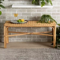Cacaban Rattan Bench