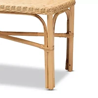 Cacaban Rattan Bench