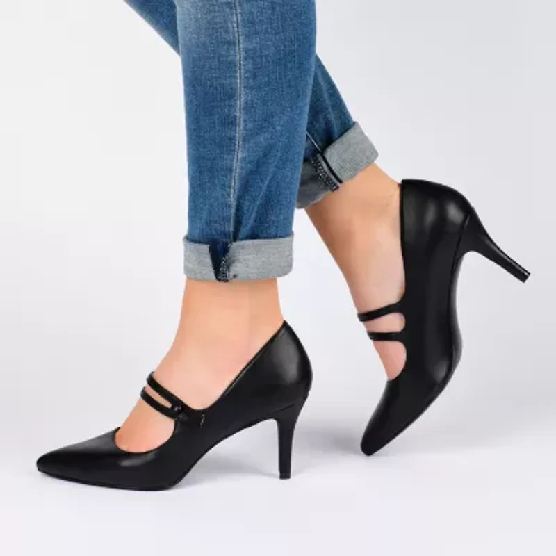 Journee Collection Sidney Womens Pointed Closed Toe Stiletto Heel Pumps