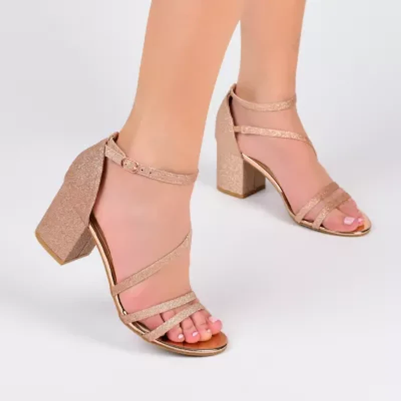 Journee Collection Womens Bella Heeled Sandals