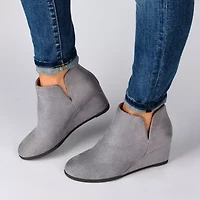 Journee Collection Womens Mylee Wedge Heel Booties