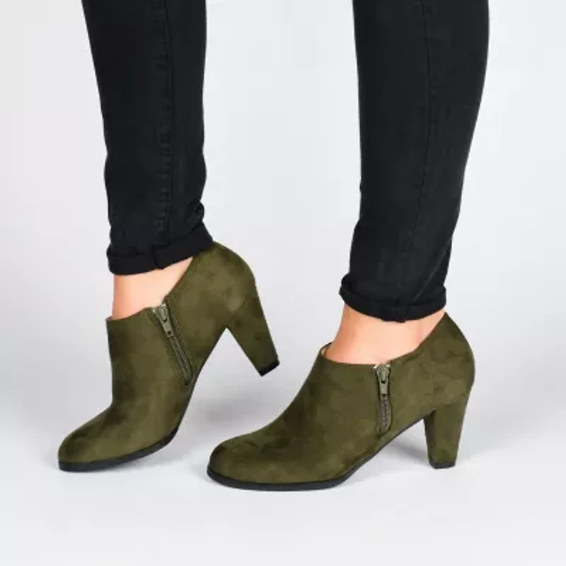 Journee Collection Womens Sanzi Kitten Heel Booties