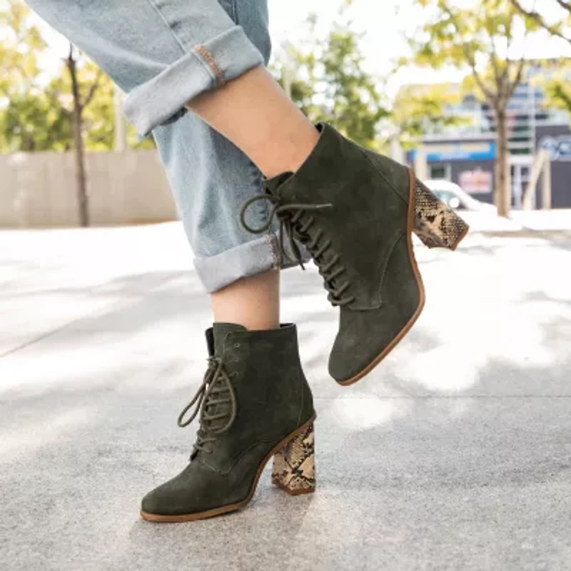 Journee Signature Womens Edda Block Heel Booties