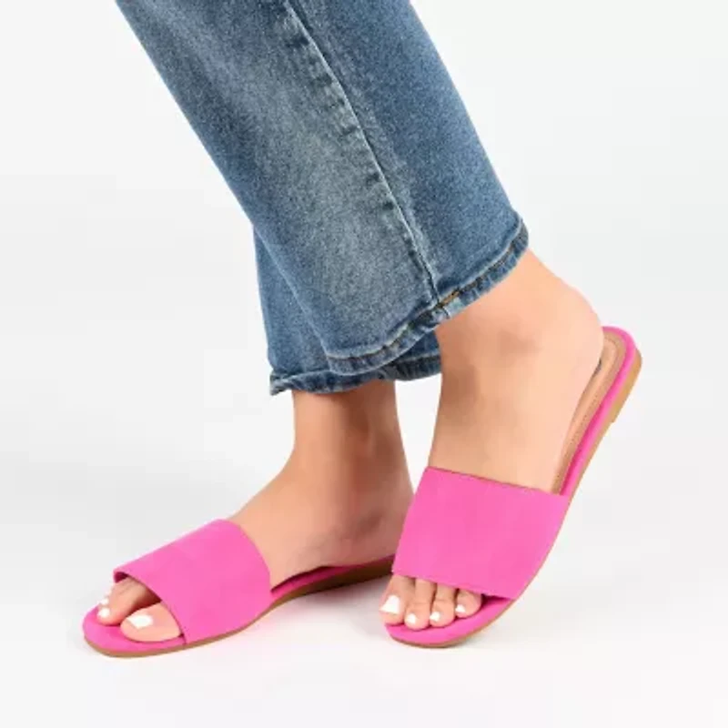 Journee Collection Womens Kolinna Flat Sandals