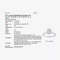 1 1/2 CT. Lab-Grown (G / VS2)  Diamond 14K Gold Radiant-Cut Solitaire Engagement Ring