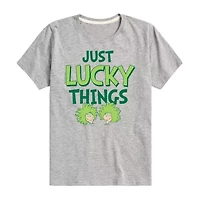 Big Kid Girls Crew Neck Short Sleeve Classic Fit Dr. Seuss Graphic T-Shirt