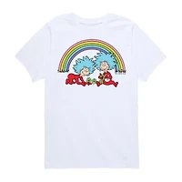 Big Kid Girls Crew Neck Short Sleeve Classic Fit Dr. Seuss Graphic T-Shirt