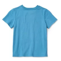 Okie Dokie Toddler & Little Boys Crew Neck Short Sleeve Regular Fit Graphic T-Shirt